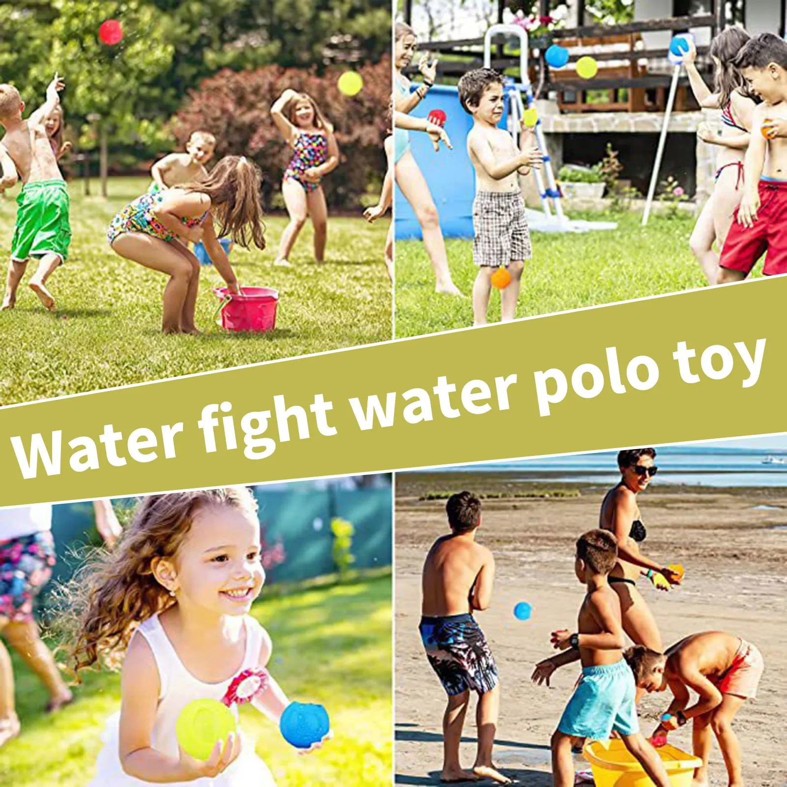 Silicone Water Fighting Balls Reusable Quick Filling Bomb Splash Balls Summer Water Game Supplies Colorful Water Explosion Toys
Silicone Water Fighting Balls Reusable Quick Filling Bomb Splash Balls Summer Water Game Supplies Colorful Water Explosion Toys