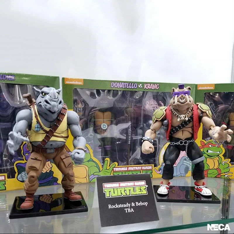 Экшн-фигурки Neca, подростковые мутанты, Черепашки-ниндзя, Bebop и Rocksteady, коллекционные подвижные фигурки 2017sdcc ограниченного выпуска
Экшн-фигурки Neca, подростковые мутанты, Черепашки-ниндзя, Bebop и Rocksteady, коллекционные подвижные фигурки 2017sdcc ограниченного выпуска