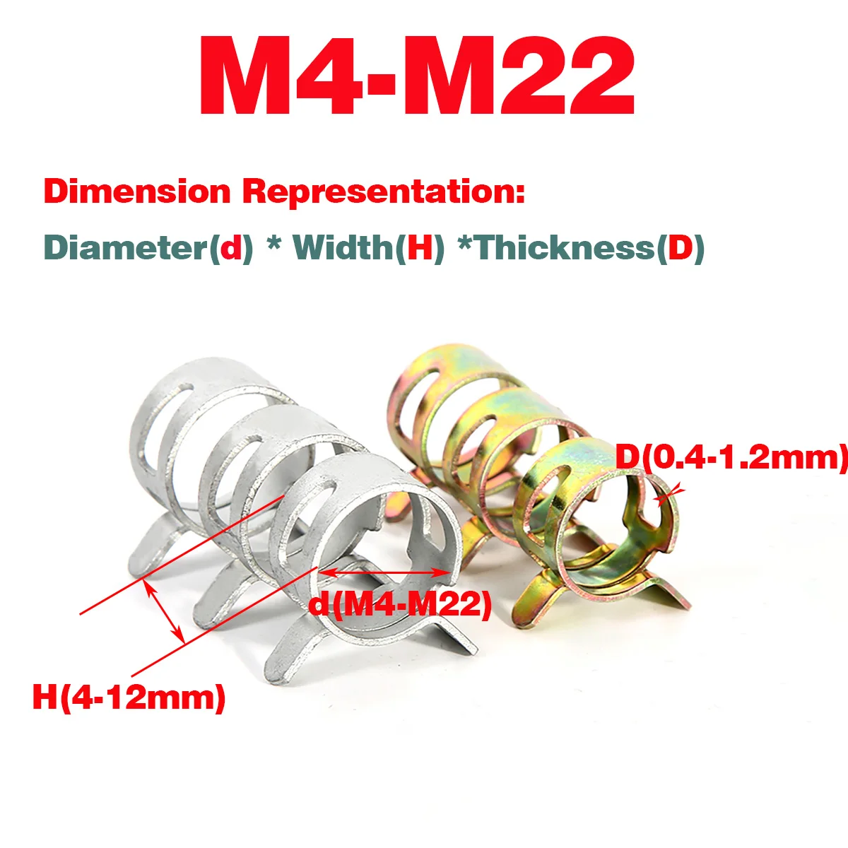 65 Manganese Steel Elastic Clamp / Spring Clamp Ring Clamp / Spring Steel Clamp / Hand Pinch Throat Clamp And Automobile Oil Pip
65 Manganese Steel Elastic Clamp / Spring Clamp Ring Clamp / Spring Steel Clamp / Hand Pinch Throat Clamp And Automobile Oil Pip