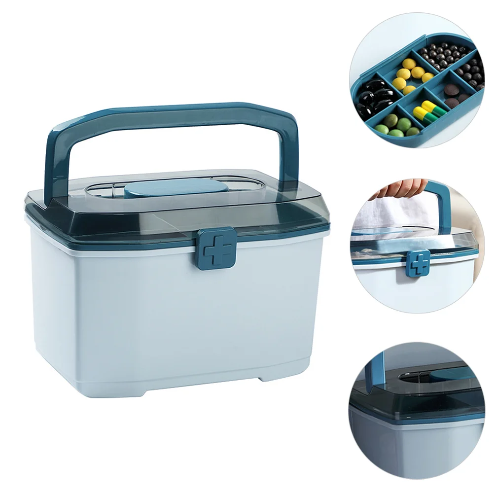 Box Aid Storage First Emergency Case Home Kit Organizer Family Desktop Travel Portable Compartments Use Layers Double Lock Child
Box Aid Storage First Emergency Case Home Kit Organizer Family Desktop Travel Portable Compartments Use Layers Double Lock Child