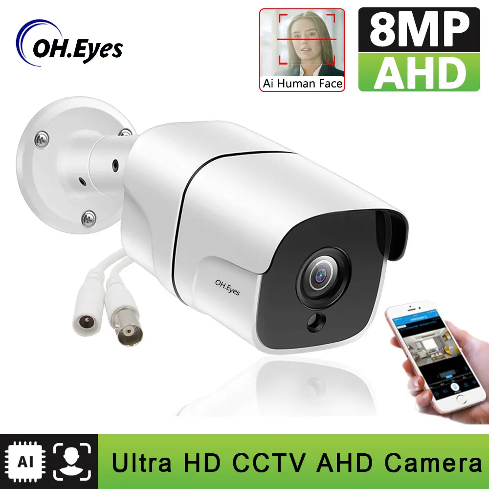 HD Sony Sensor 8MP AHD Camera 8.0MP AHD 4K Video Security Bullet CCTV Camera indoor Outdoor Waterproof IP66 IR CUT Night Vision
HD Sony Sensor 8MP AHD Camera 8.0MP AHD 4K Video Security Bullet CCTV Camera indoor Outdoor Waterproof IP66 IR CUT Night Vision