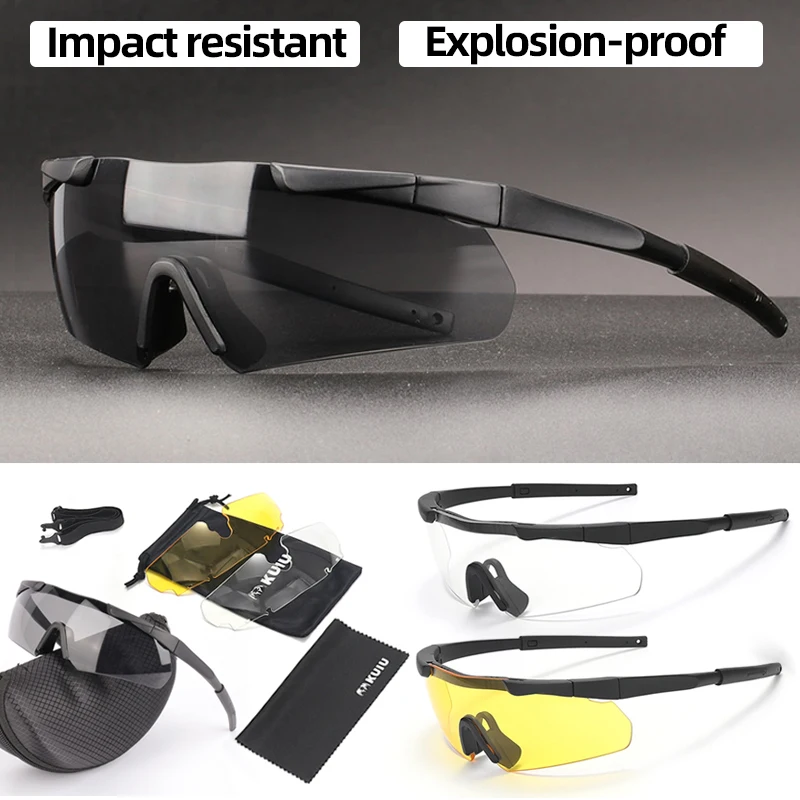 

Military Bulletproof Sports Explosion-proof Fishing Outdoor Men's Glasses Goggles War Goggles Games Tactical Shooting