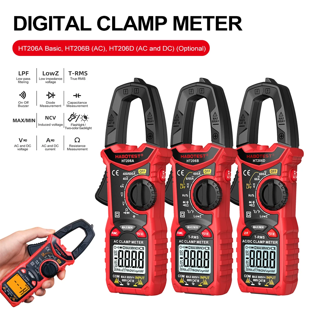 3PCS Digital Clamp Meter Measurement Analysis Instruments 600A AC DC Current Counts Multimeter Voltmeter Ammeter Tester Tools
3PCS Digital Clamp Meter Measurement Analysis Instruments 600A AC DC Current Counts Multimeter Voltmeter Ammeter Tester Tools