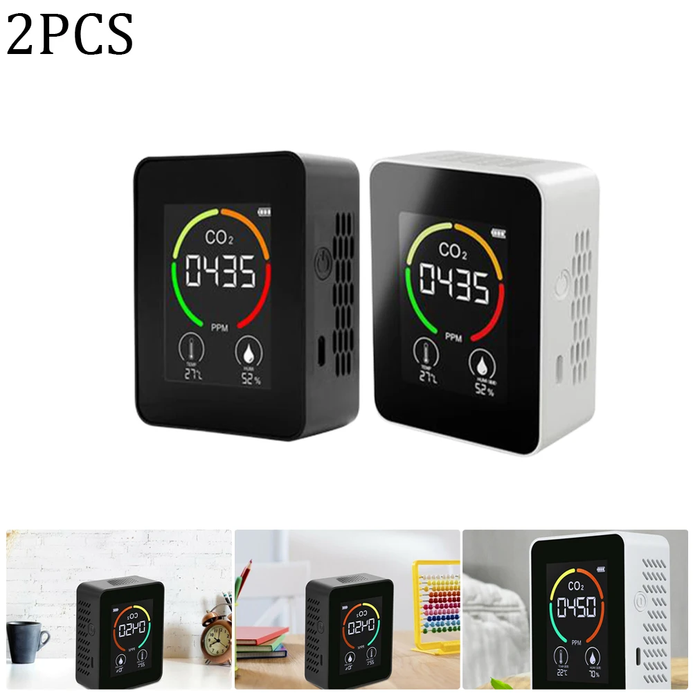 3 In1 CO2 Meter Detector Thermohygrometer Air Quality Monitor Gas Analyzer Tester Digital Carbon Dioxide Humidity Sensor Home
3 In1 CO2 Meter Detector Thermohygrometer Air Quality Monitor Gas Analyzer Tester Digital Carbon Dioxide Humidity Sensor Home