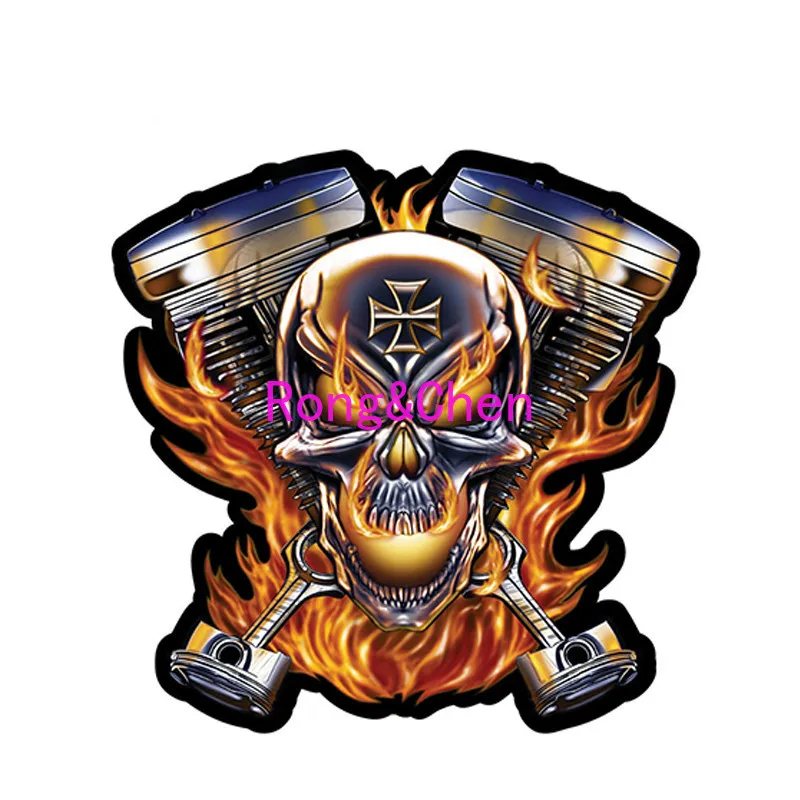 Rongchen Trading Car Sticker Biker Skull Flames Engine Decal Window Car Laptop Toolbox Auto Motorcycle Decoration PVC Boutique
Rongchen Trading Car Sticker Biker Skull Flames Engine Decal Window Car Laptop Toolbox Auto Motorcycle Decoration PVC Boutique