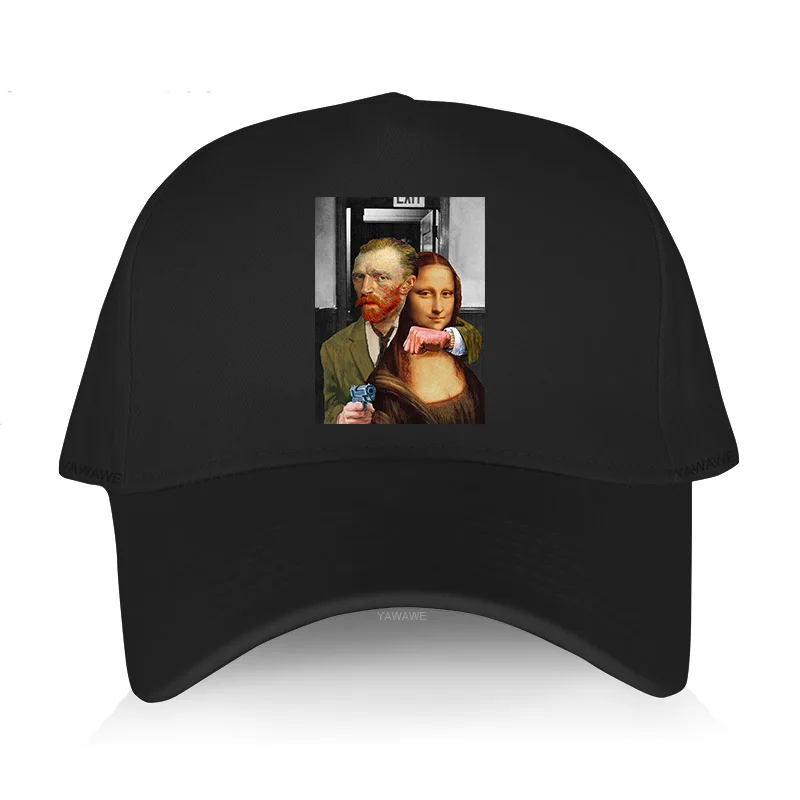 Men's summer baseball cap black Cotton Adjuatable Hat casual style Novelty Art Theft Van Gogh Mona Lisa Unisex Cool Outdoor Caps
Men's summer baseball cap black Cotton Adjuatable Hat casual style Novelty Art Theft Van Gogh Mona Lisa Unisex Cool Outdoor Caps