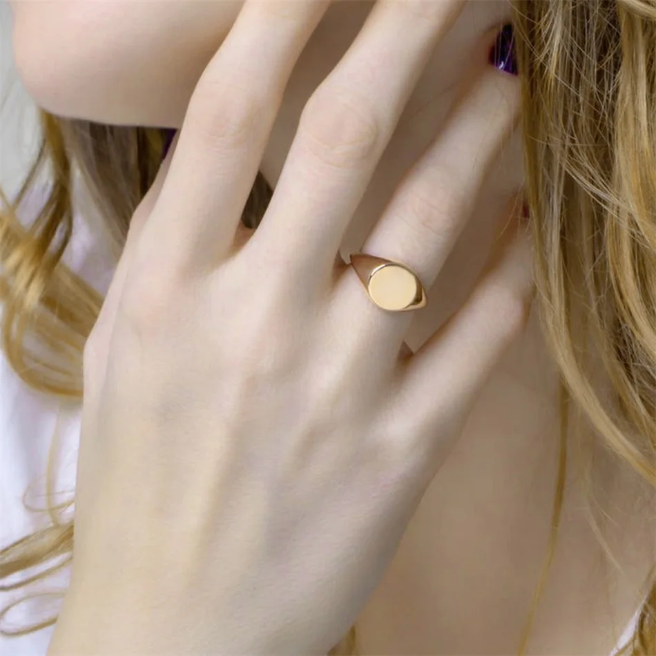 JUJIE 316 Stainless Steel Custom Signet Ring for Men and Women, Chunky Dome Initial Stamp, Punk Candid Fashion Jewelry wholesale
JUJIE 316 Stainless Steel Custom Signet Ring for Men and Women, Chunky Dome Initial Stamp, Punk Candid Fashion Jewelry wholesale