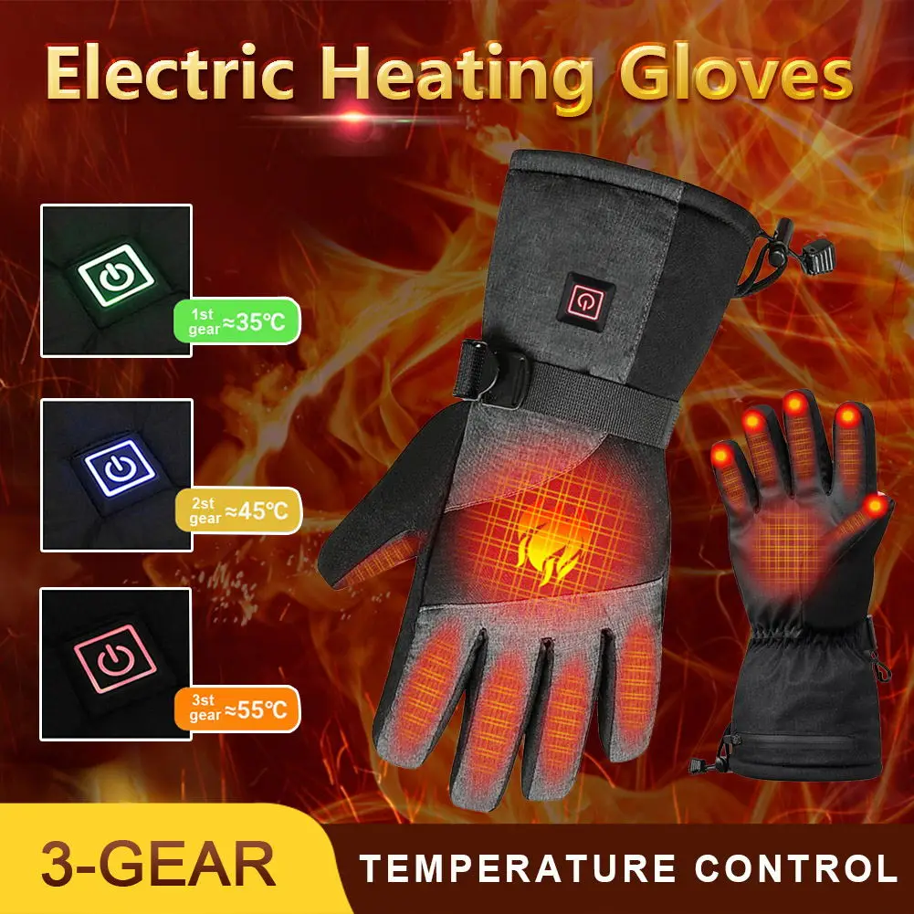 Motorcycle Electric Heated Gloves Non-Slip Touch Screen Gloves Battery Powered Winter Thermal Cycling Skiing Gloves Hand Warmer
Motorcycle Electric Heated Gloves Non-Slip Touch Screen Gloves Battery Powered Winter Thermal Cycling Skiing Gloves Hand Warmer