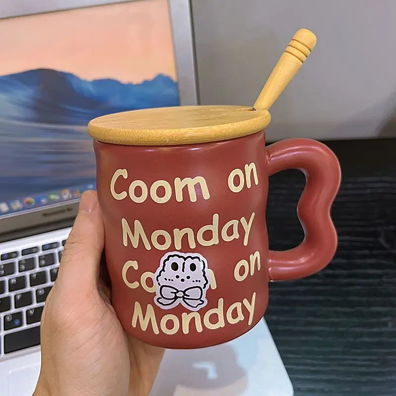 Cartoon Coffee Cup Set Cute Dog Ceramics Mug with Lid and Spoon Letter Milk Juice Tea Water Cups Couple Gift Freeshipping
Cartoon Coffee Cup Set Cute Dog Ceramics Mug with Lid and Spoon Letter Milk Juice Tea Water Cups Couple Gift Freeshipping