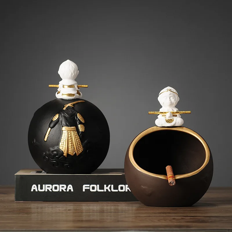 Funny Monkey King Ashtray Cigar Gadgets Home Decoration Cigar Ashtray Ceramic Cigars Ash Tray Tobacco Cigarette Ashtrays Holder
Funny Monkey King Ashtray Cigar Gadgets Home Decoration Cigar Ashtray Ceramic Cigars Ash Tray Tobacco Cigarette Ashtrays Holder