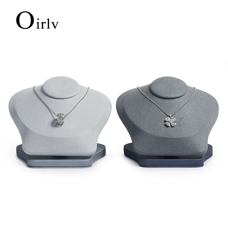 Oirlv Grey PU Leather Necklace Display Bust with Microfiber Jewelry Display Mannequins Necklace Storage Holder for Shop Show
Oirlv Grey PU Leather Necklace Display Bust with Microfiber Jewelry Display Mannequins Necklace Storage Holder for Shop Show
