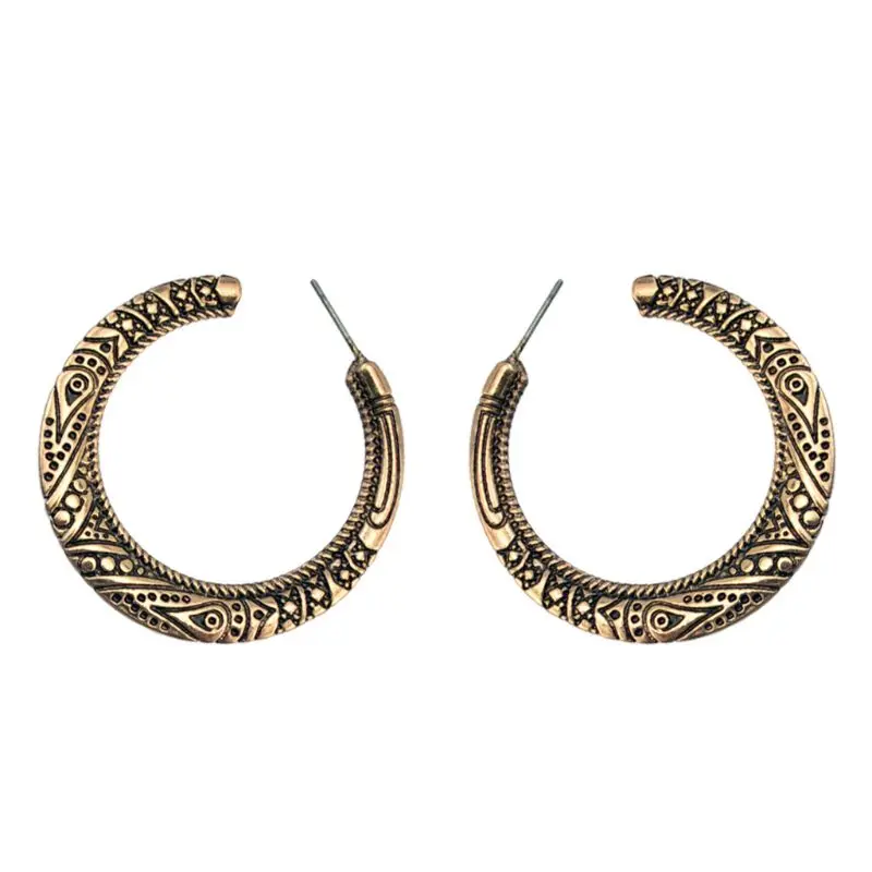 Simple Indian Bollywood Ethnic Earrings Vintage Silver Gold Hoops Earrings Jewelry Decor Earrings Gift for Women Girls
Simple Indian Bollywood Ethnic Earrings Vintage Silver Gold Hoops Earrings Jewelry Decor Earrings Gift for Women Girls