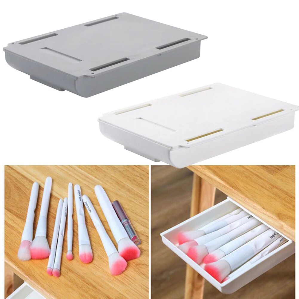 Self-Adhesive Table Drawer Storage Box ABS Under Desk Stationery Organizer Tray Invisible Storage Box Makeup Holder
Self-Adhesive Table Drawer Storage Box ABS Under Desk Stationery Organizer Tray Invisible Storage Box Makeup Holder