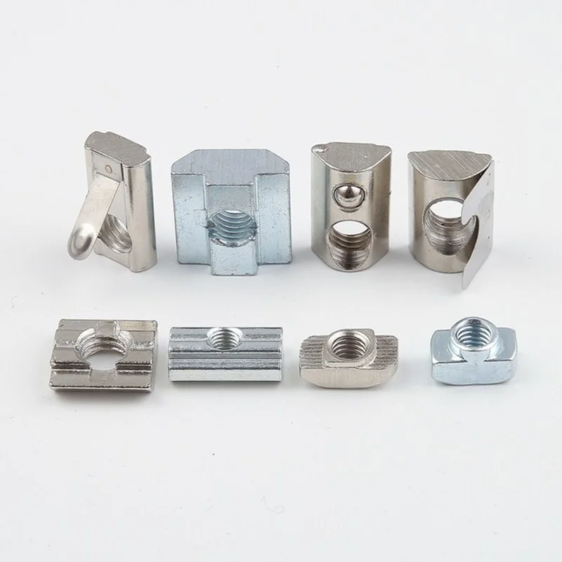20pc M3/M4/M5 Slot T-nut Sliding Hammer Drop In Nut Fasten Spring Nut with Ball Connector Aluminum Extrusion 20/30/40/45 M6 M8
20pc M3/M4/M5 Slot T-nut Sliding Hammer Drop In Nut Fasten Spring Nut with Ball Connector Aluminum Extrusion 20/30/40/45 M6 M8