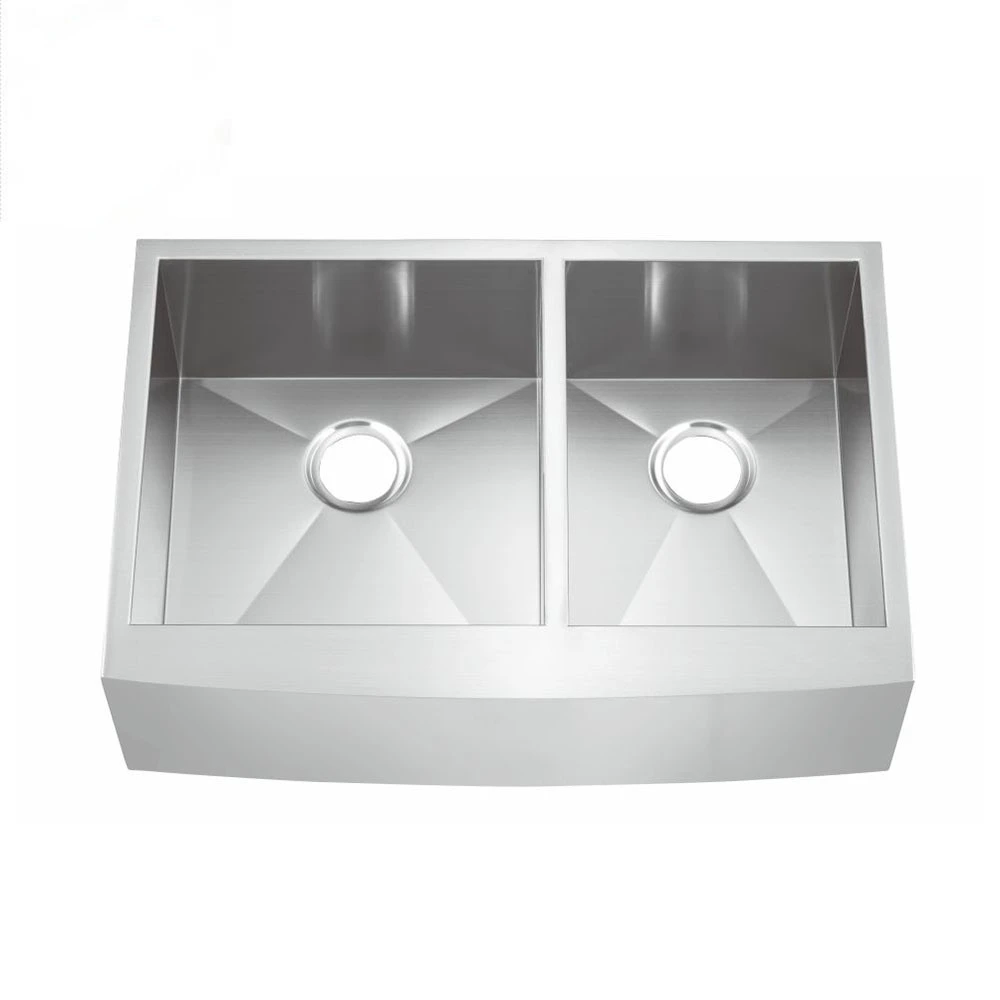Durable quality stainless steel basin apron kitchen sink with accessories
Durable quality stainless steel basin apron kitchen sink with accessories