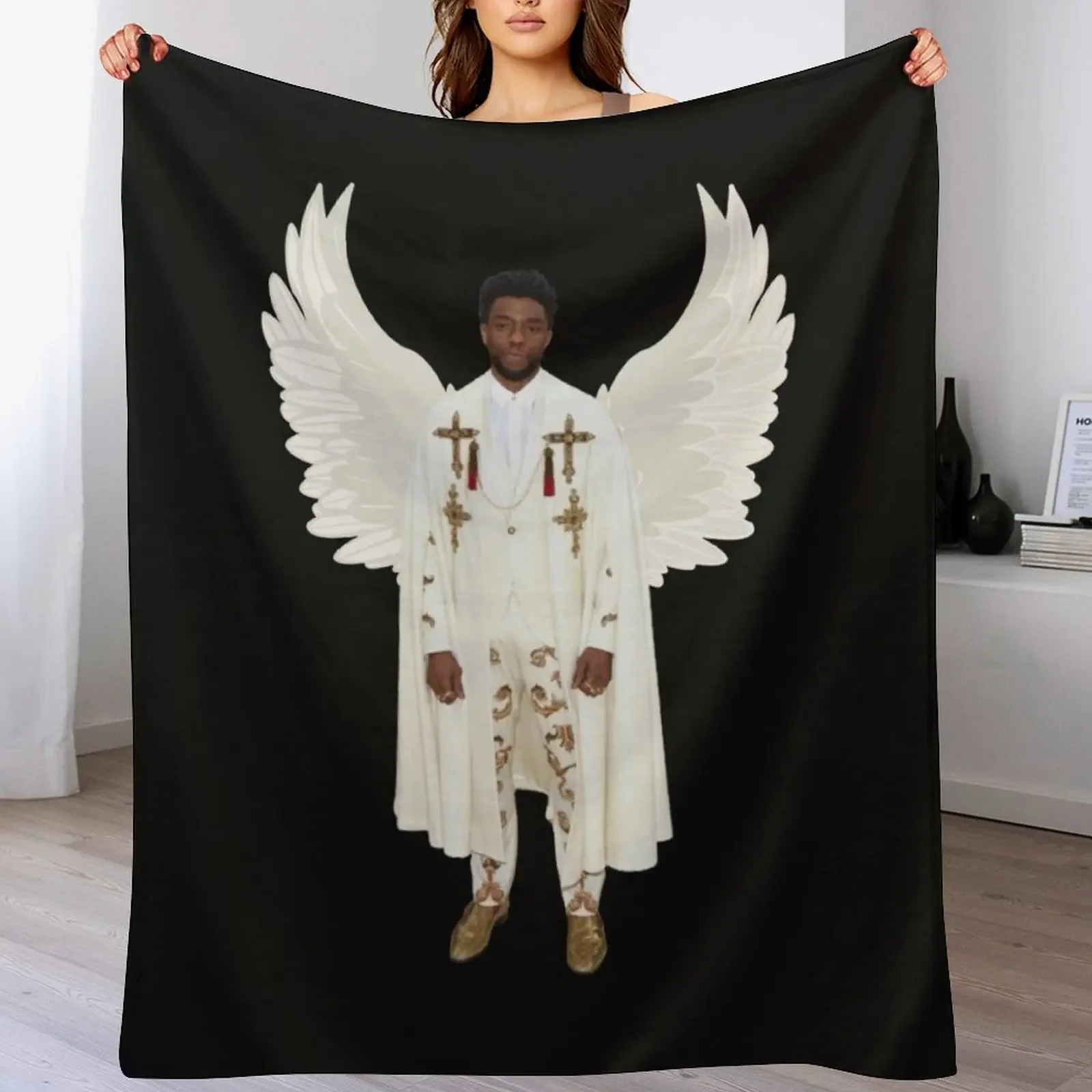 Одеяло Wakanda Forever R.I.P пушистое модное одеяло для диванов полярные декоративные