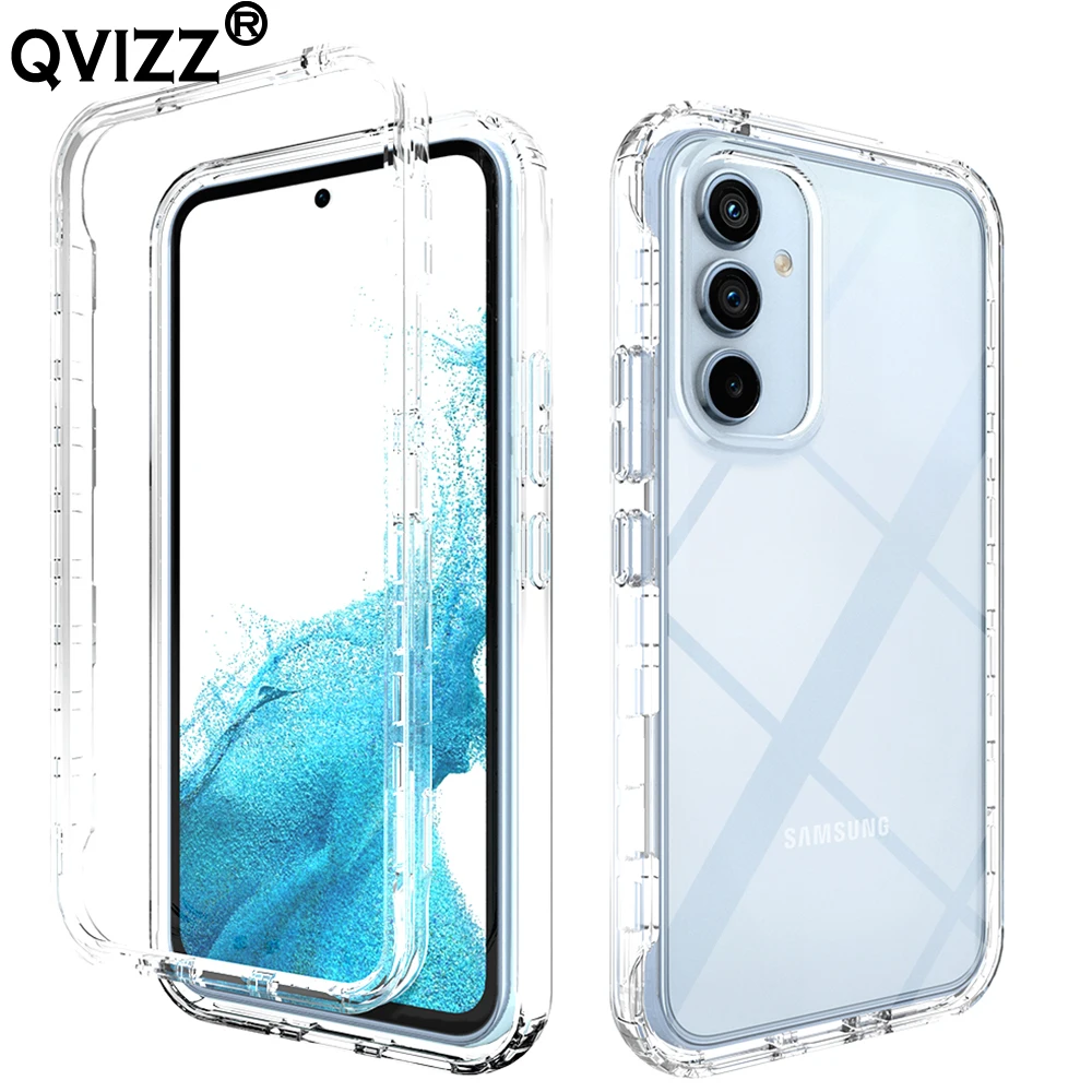 Luxury Bumper Clear Case for Samsung Galaxy A54 Hard PC Front FrameTransparent Soft Silicone Phone Cover SamsungA54 GalaxyA54 
Luxury Bumper Clear Case for Samsung Galaxy A54 Hard PC Front FrameTransparent Soft Silicone Phone Cover SamsungA54 GalaxyA54