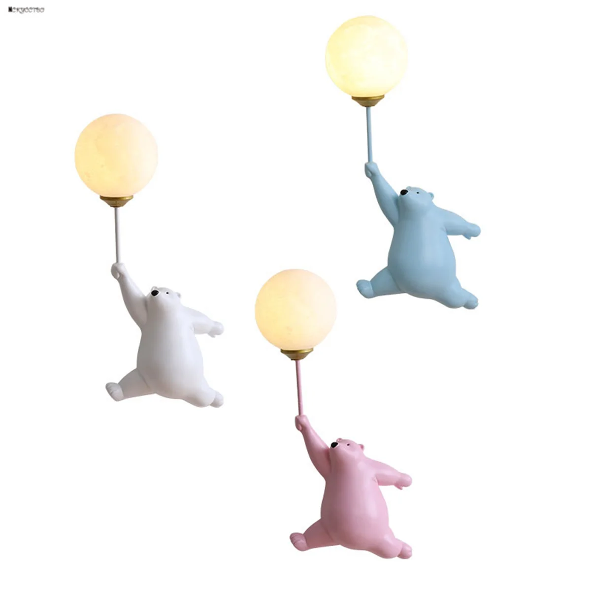 Nordic Pink Blue White Bear Moon Ball Led Wall Lamp Home Decoration Accessories Bathroom Corridor Hall Sconce Kids Bracket Light
Nordic Pink Blue White Bear Moon Ball Led Wall Lamp Home Decoration Accessories Bathroom Corridor Hall Sconce Kids Bracket Light