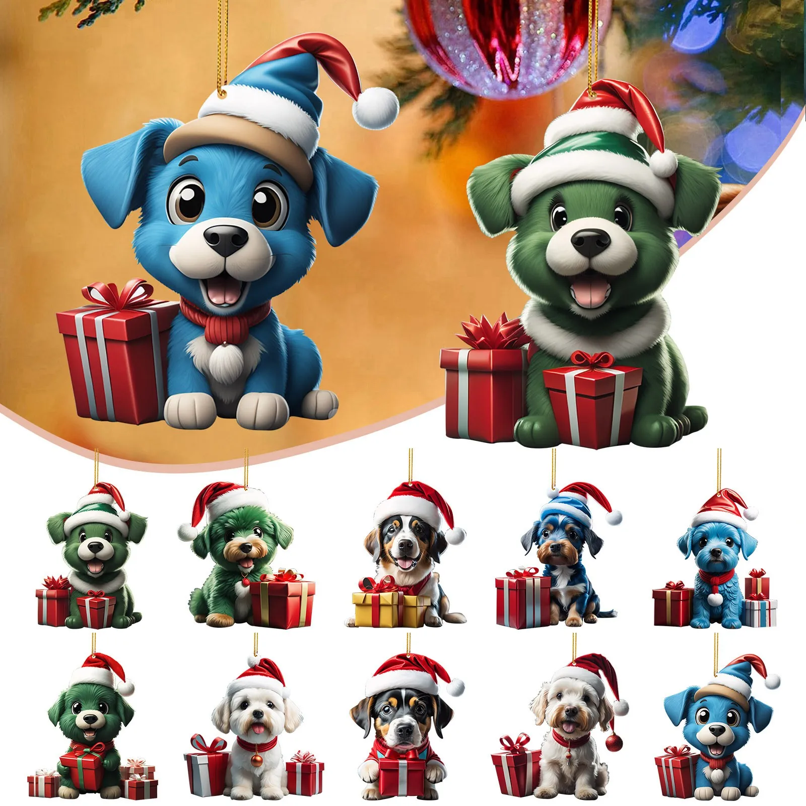 2D Acrylic Cartoon Dog Christmas Tree Decorations Pendant Cute Hanging Ornaments 2024 New Christmas Tree Ornaments 2023 Navidad
2D Acrylic Cartoon Dog Christmas Tree Decorations Pendant Cute Hanging Ornaments 2024 New Christmas Tree Ornaments 2023 Navidad