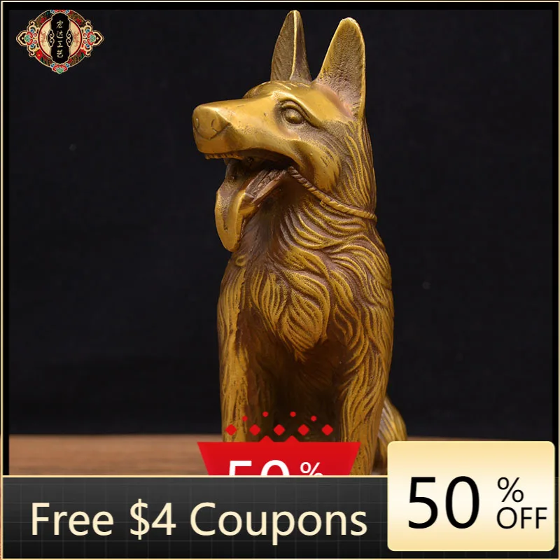 Desktop Copper Dog Wangcai Money Dog Chinese Zodiac Dog Recruitment Guard Home Wealth Dog Office Set Feng Shui Decoration for
Desktop Copper Dog Wangcai Money Dog Chinese Zodiac Dog Recruitment Guard Home Wealth Dog Office Set Feng Shui Decoration for