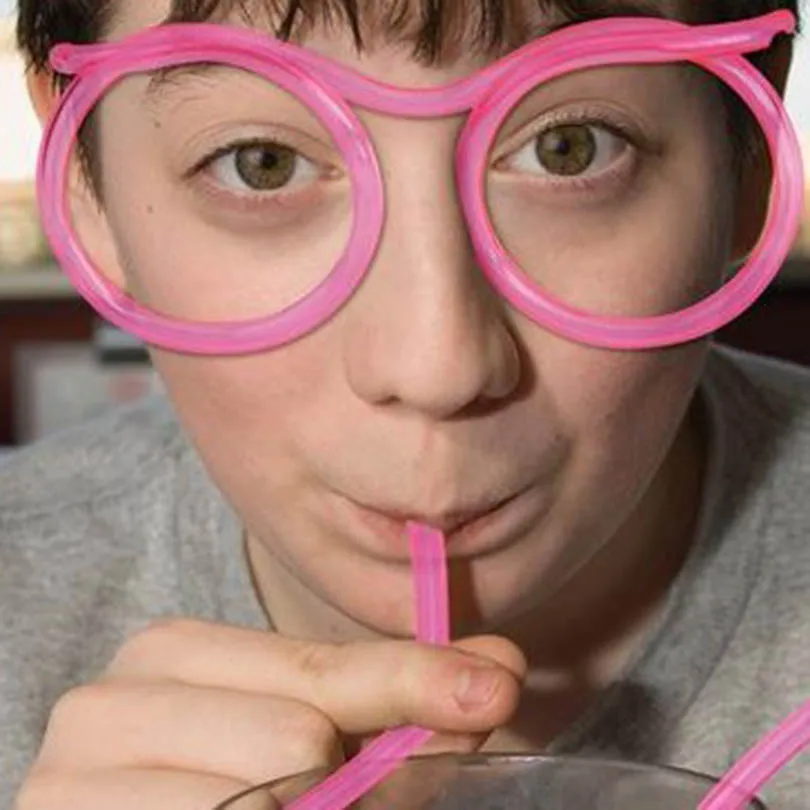 1pc Funny Soft Straw Glasses Plastic Drinking Straws Unique Flexible Drinking Tube Kids Birthday Party Supplies Accessories
1pc Funny Soft Straw Glasses Plastic Drinking Straws Unique Flexible Drinking Tube Kids Birthday Party Supplies Accessories