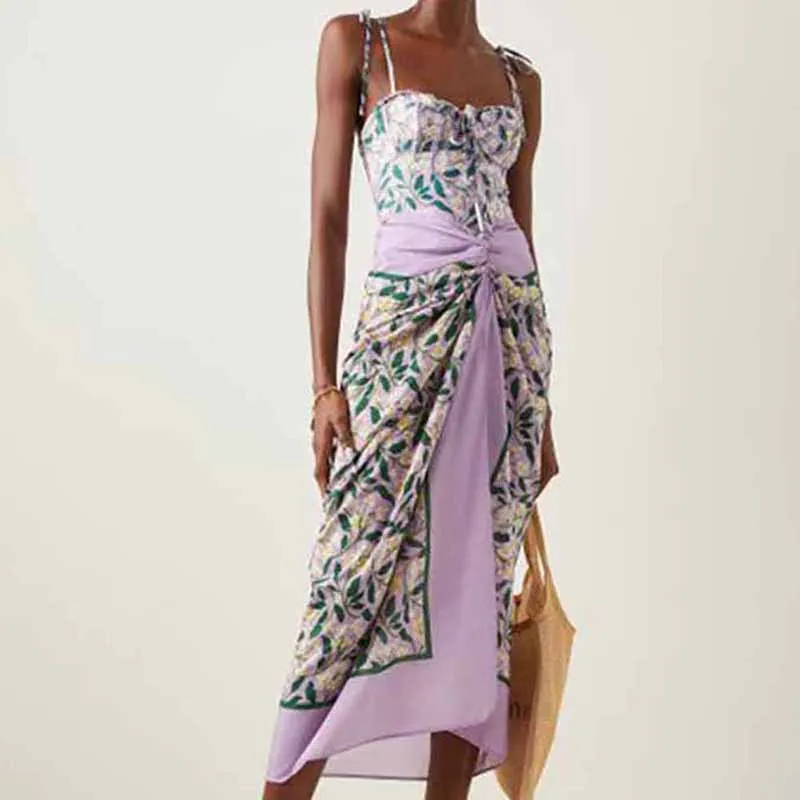 Mandylandy Women Summer Beach Skirt Two Piece Set Fashion Female Floral Print Bodysuit Top + Wrap Long Skirt Outfits Vacation
Mandylandy Women Summer Beach Skirt Two Piece Set Fashion Female Floral Print Bodysuit Top + Wrap Long Skirt Outfits Vacation
