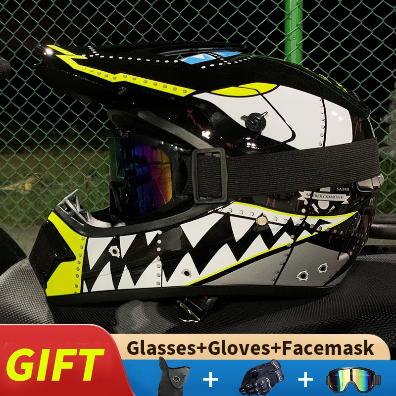 Send 3 pieces gift children and adolescent off-road motorcycle Rally shelmet bike downhill cool kart AM DH casco cross helmet
Send 3 pieces gift children and adolescent off-road motorcycle Rally shelmet bike downhill cool kart AM DH casco cross helmet
