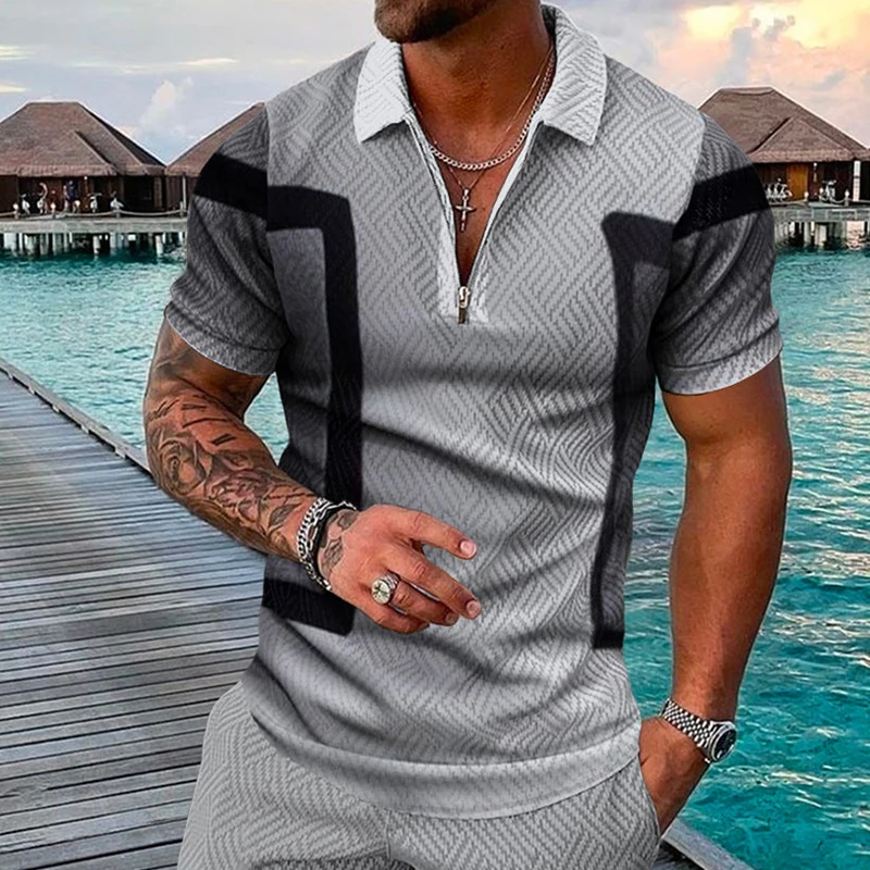 S-5XL Men's Casual Summer Short Sleeve Polo Shirts Men Male Zip Tee Shirt Men Tops Street Golf Clothing Clothes For Men 2022
S-5XL Men's Casual Summer Short Sleeve Polo Shirts Men Male Zip Tee Shirt Men Tops Street Golf Clothing Clothes For Men 2022