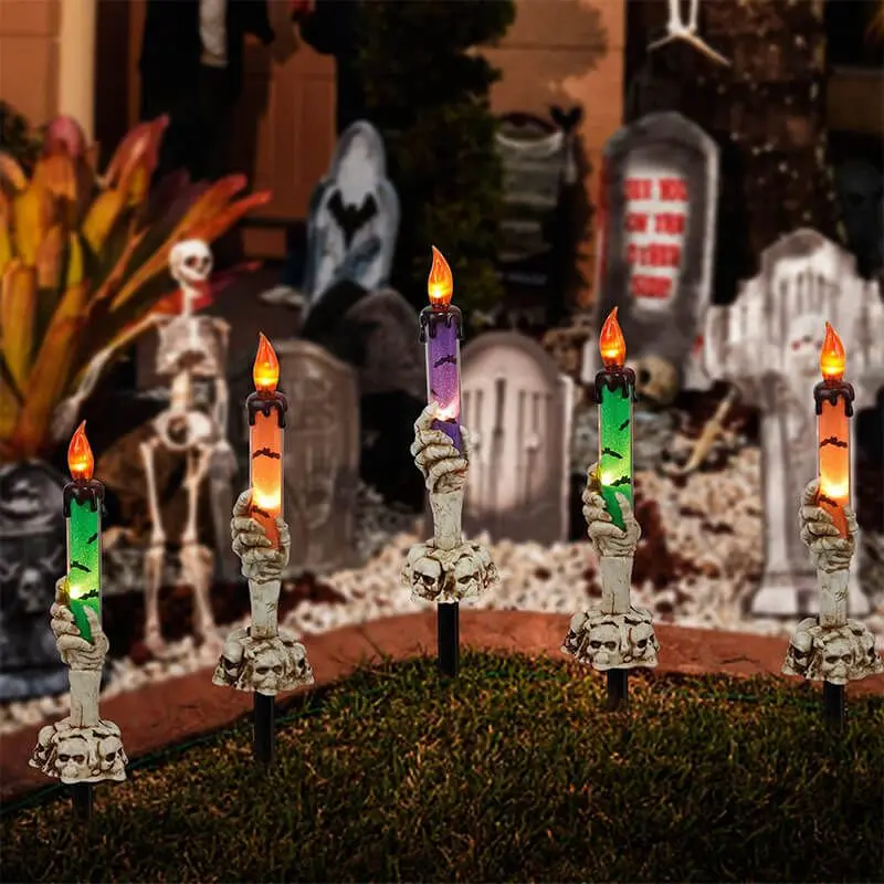 Halloween Light LED Skeleton Ghost Hand Candle Lamp Halloween Decoration Retro Night Light Home Party Horror Props Supplies
Halloween Light LED Skeleton Ghost Hand Candle Lamp Halloween Decoration Retro Night Light Home Party Horror Props Supplies