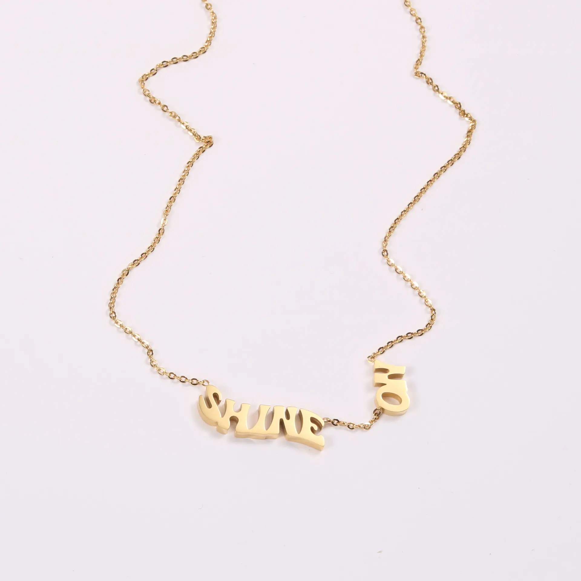 High End PVD Finish Stainless Steel Jewelry Shine On Pendant Necklace For Women Drop Shipping
High End PVD Finish Stainless Steel Jewelry Shine On Pendant Necklace For Women Drop Shipping