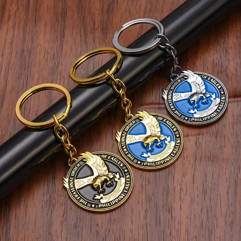Philippine Eagle Car Metal Keychain Creative Gift Pendant Silver Black Gold Blue Car Key Ring Keychain Auto Interior Accessories
Philippine Eagle Car Metal Keychain Creative Gift Pendant Silver Black Gold Blue Car Key Ring Keychain Auto Interior Accessories