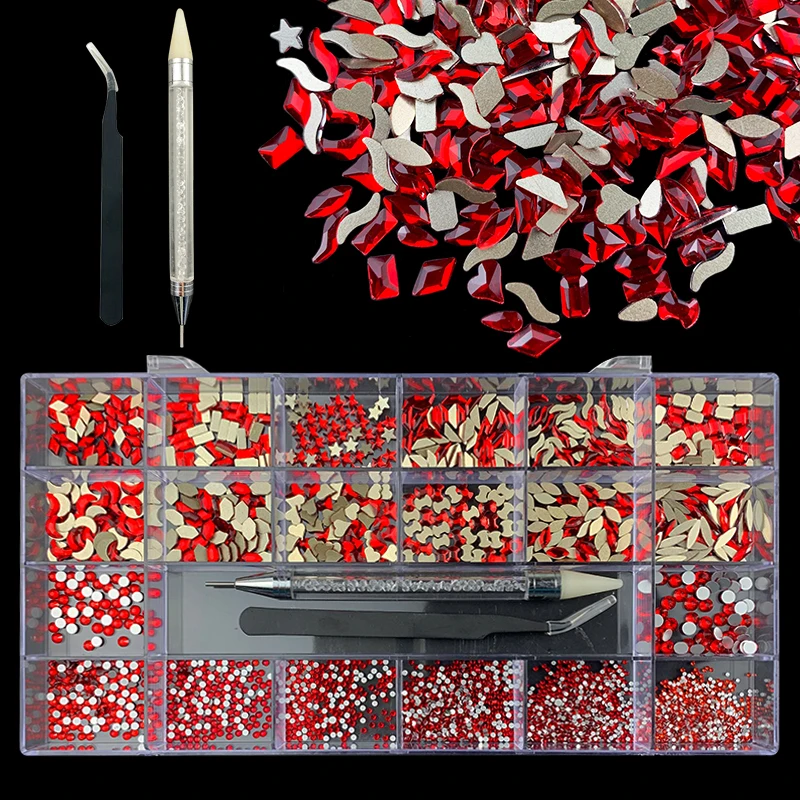High Quality Crystal AB 3D Flatback Glass Nail Art Rhinestones Fancy Shaped Crystals Stones for DIY Nails Art Decorations
High Quality Crystal AB 3D Flatback Glass Nail Art Rhinestones Fancy Shaped Crystals Stones for DIY Nails Art Decorations