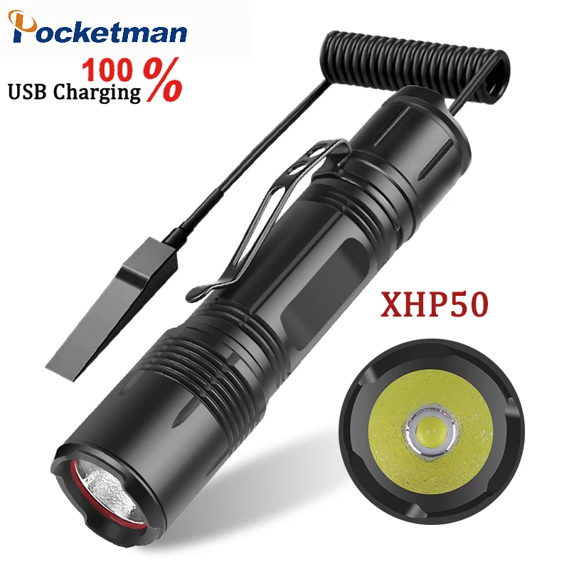 XHP50 LED Flashlight 3 Modes Portable USB Rechargeable Lanterna Aluminum Alloy 18650 Battery Torch Outdoor Tactical Work Light
XHP50 LED Flashlight 3 Modes Portable USB Rechargeable Lanterna Aluminum Alloy 18650 Battery Torch Outdoor Tactical Work Light
