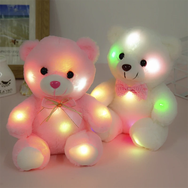 Luminous Soft Stuffed Plush Teddy Bear Glowing Luminous Plush Bear Baby Toy Gift For Children Kids Girl Pillow Christmas Gift
Luminous Soft Stuffed Plush Teddy Bear Glowing Luminous Plush Bear Baby Toy Gift For Children Kids Girl Pillow Christmas Gift
