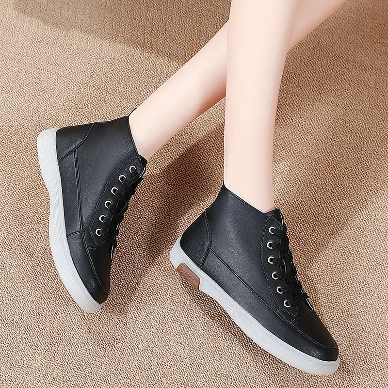 Women Ankle Boots Leather Sneakers Ladies shoes Female Footwear Flats Lace Up Designer Fashion Casual Walking Boot
Women Ankle Boots Leather Sneakers Ladies shoes Female Footwear Flats Lace Up Designer Fashion Casual Walking Boot