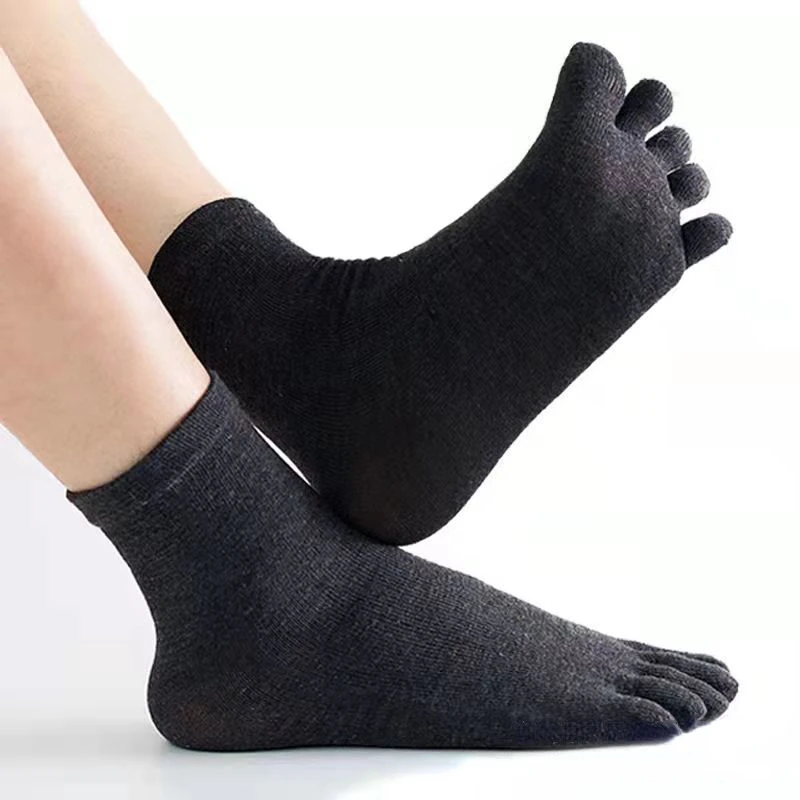 

5pairs Unisex Men Women Toe Socks Cotton Five Finger Socks Running Breathable Sweat Deodorant Antibacterial Casual Sports Sock