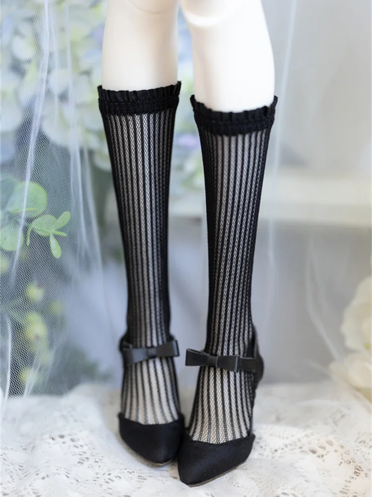 BJD Doll Clothes Lace Patterned Socks Sexy White Black Striped Stockings for 1/3 1/4 Dolls Accessories
BJD Doll Clothes Lace Patterned Socks Sexy White Black Striped Stockings for 1/3 1/4 Dolls Accessories