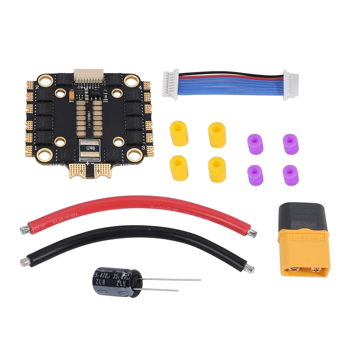 8B45A 4In1 ESC Board for 45A BLHeli-S DShot150/300/600 20X20/30.5X30.5mm Double Hole Distance FPV RC Drone Part
8B45A 4In1 ESC Board for 45A BLHeli-S DShot150/300/600 20X20/30.5X30.5mm Double Hole Distance FPV RC Drone Part