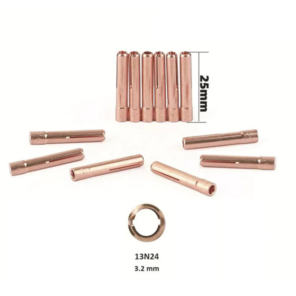 10pcs TIG Welding Collet 2.4/3.2mm Tungsten Electrodes Torch Collet For 45V42 43 44 45 Standard Gas Lens TIG 9 20 25 Torches
10pcs TIG Welding Collet 2.4/3.2mm Tungsten Electrodes Torch Collet For 45V42 43 44 45 Standard Gas Lens TIG 9 20 25 Torches