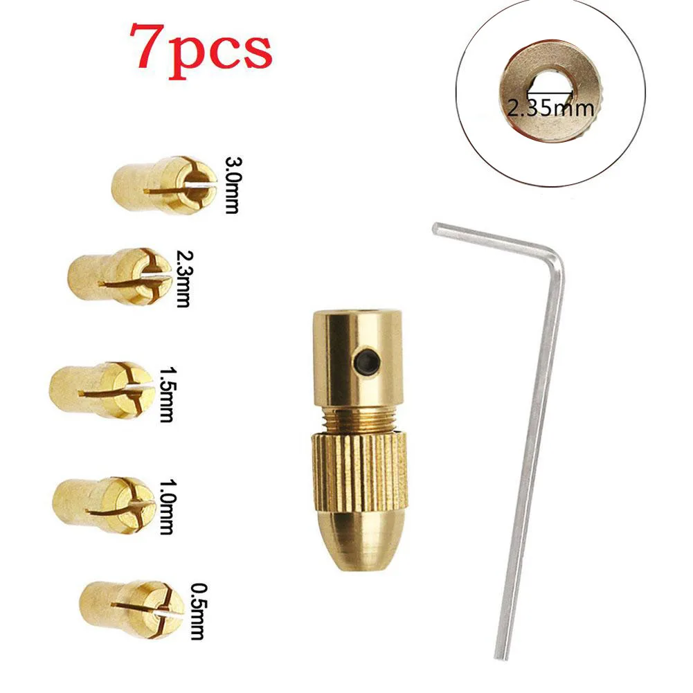 Chucks Adapter Mini Drill 7pc Brass Collet Copper Material Drill Collet For Use With Hand Drills Electric Drills
Chucks Adapter Mini Drill 7pc Brass Collet Copper Material Drill Collet For Use With Hand Drills Electric Drills