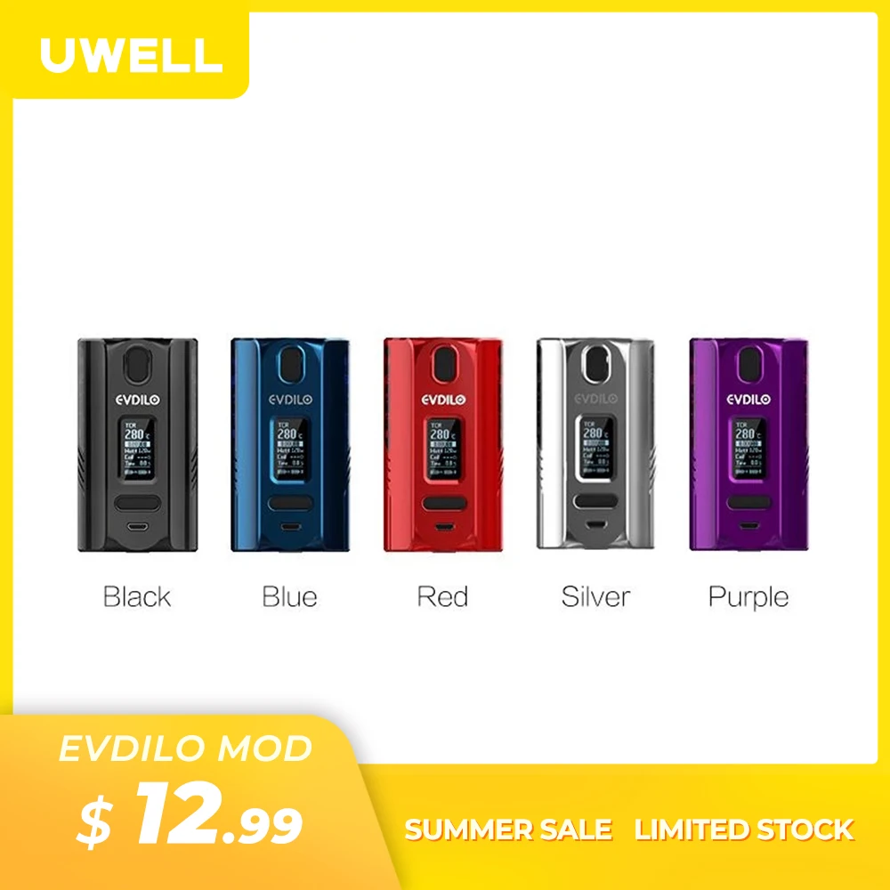 Бокс-мод UWELL Evdilo 200 Вт, поддержка двойных батарей 18650 20700 21700, быстрое обжигание, подходит для бака Valyrian II, электронная сигарета, вейп-мод
Бокс-мод UWELL Evdilo 200 Вт, поддержка двойных батарей 18650 20700 21700, быстрое обжигание, подходит для бака Valyrian II, электронная сигарета, вейп-мод