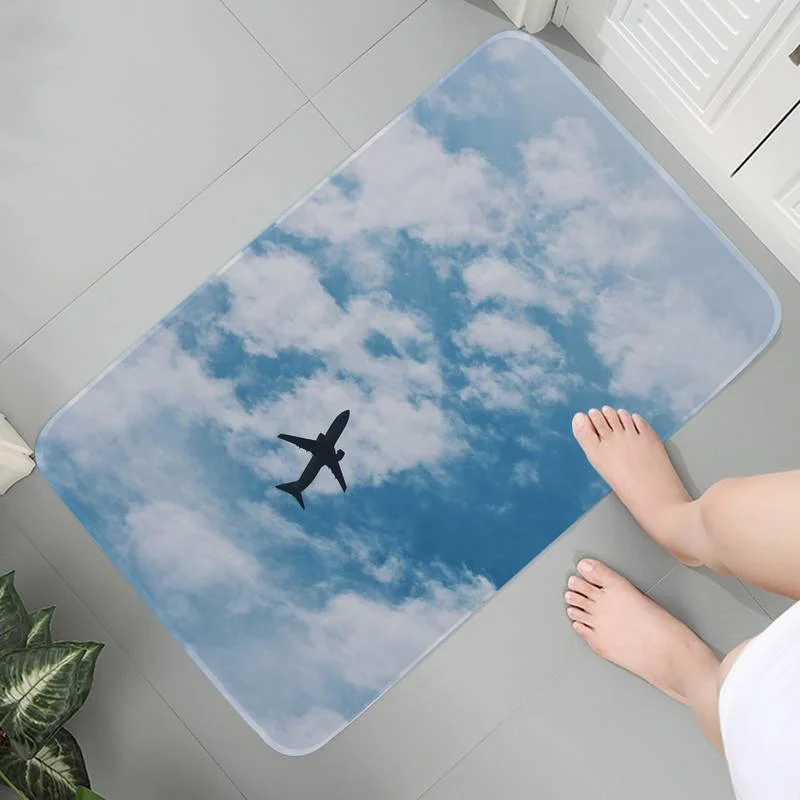 Memory Entrance Bathroom Mats Carpet Anti-slip Modern Flannel Rug Foam Airplane Flying in the Sky Prayer Rug Lounge Rug
Memory Entrance Bathroom Mats Carpet Anti-slip Modern Flannel Rug Foam Airplane Flying in the Sky Prayer Rug Lounge Rug