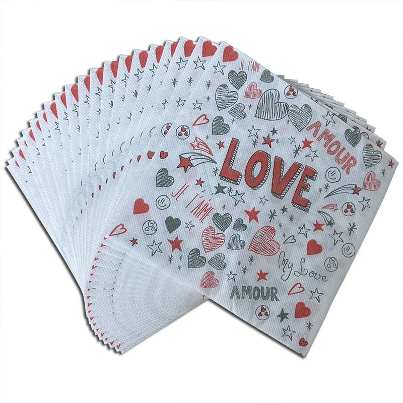 33cm 20pcs/Lot Valentine's Day Theme Heart-shaped Servilletas Decoupage Wedding Table Paper Napkins Festive Party Home Decor
33cm 20pcs/Lot Valentine's Day Theme Heart-shaped Servilletas Decoupage Wedding Table Paper Napkins Festive Party Home Decor