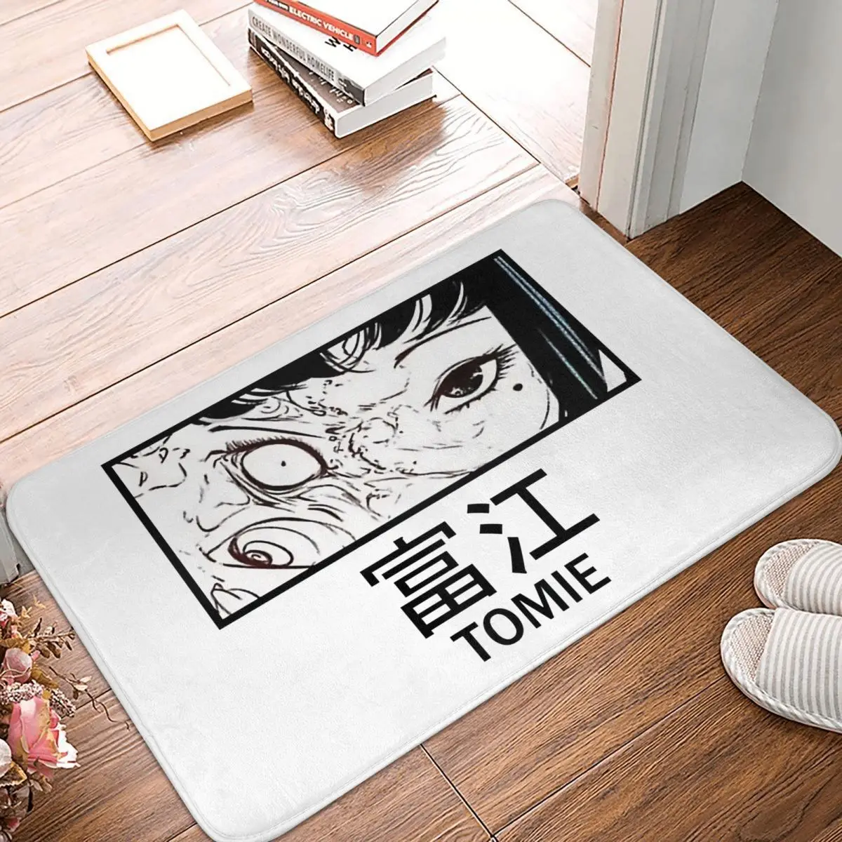 Мультяшный нескользящий коврик для ванной Junji Ito, коврик для прихожей Tomie Eyes, декоративный коврик для помещений
Мультяшный нескользящий коврик для ванной Junji Ito, коврик для прихожей Tomie Eyes, декоративный коврик для помещений
