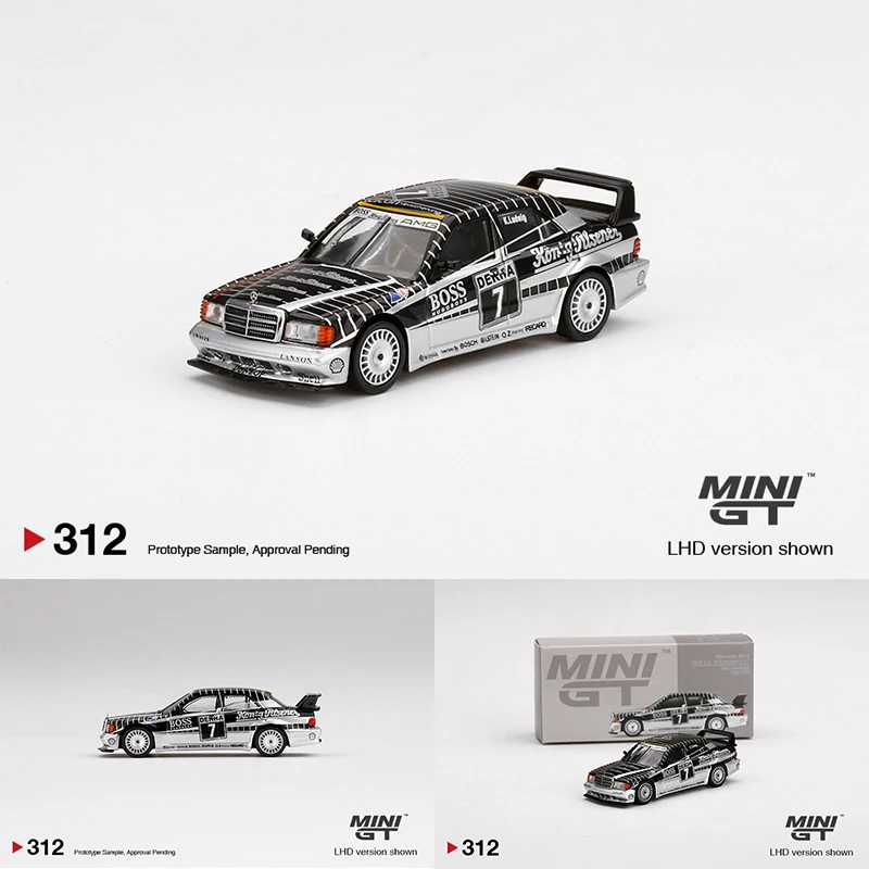 Коллекционная Миниатюрная модель автомобиля MINI GT 1:64 190E 2,5-16 Evolution II #7 1990 DTM коллекция моделей автомобилей 312
Коллекционная Миниатюрная модель автомобиля MINI GT 1:64 190E 2,5-16 Evolution II #7 1990 DTM коллекция моделей автомобилей 312