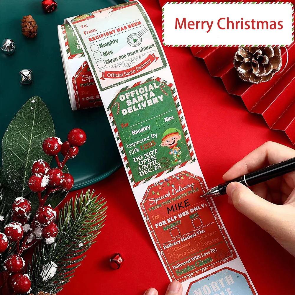 200Pcs/Roll Merry Christmas Stickers DIY Card Gift Package Decoration Label Sealing Stickers Stationery
200Pcs/Roll Merry Christmas Stickers DIY Card Gift Package Decoration Label Sealing Stickers Stationery