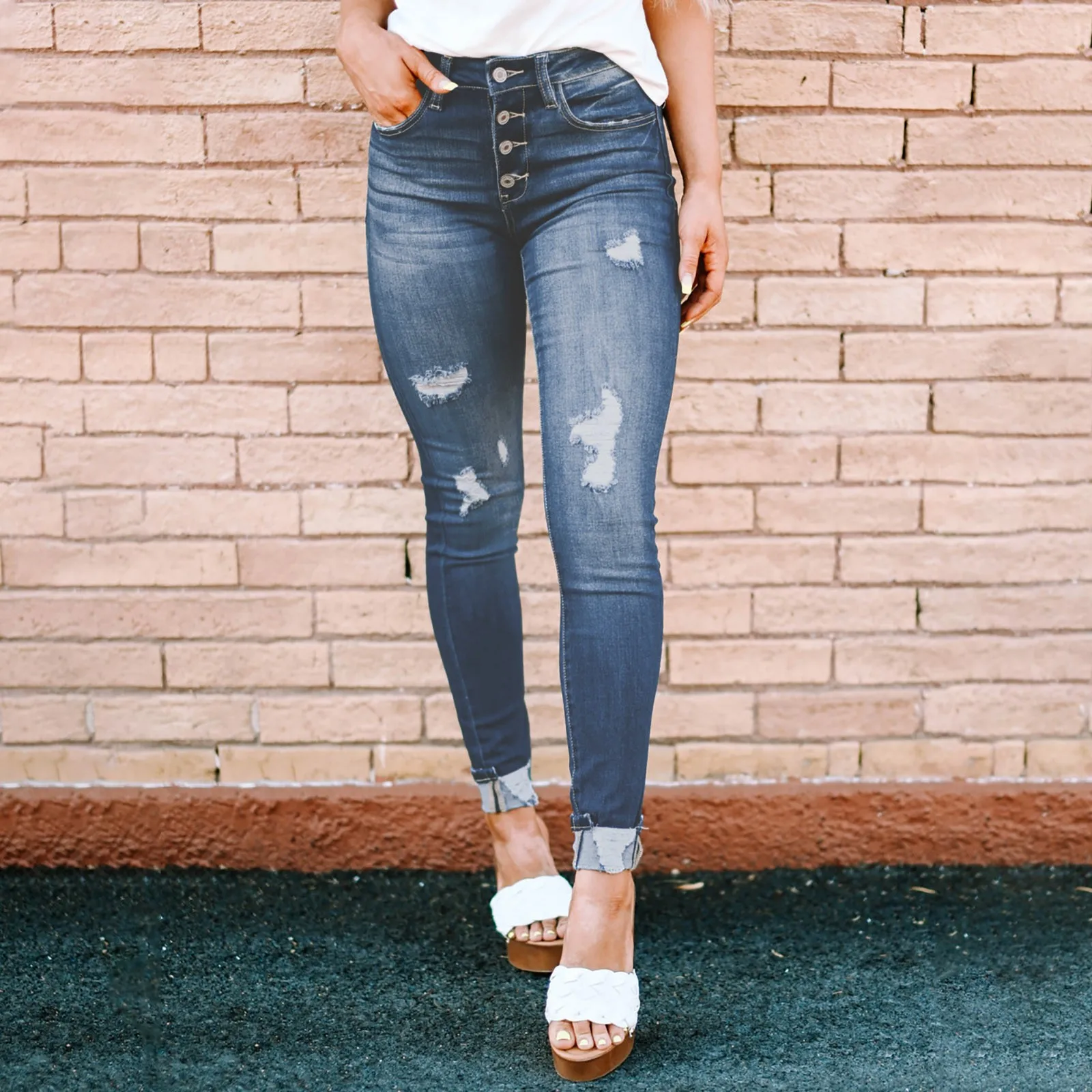 Jean Shorts Romper for Women Women'S Solid Color High Waisted Hole Button Jeans Womens on Pants Tall
Jean Shorts Romper for Women Women'S Solid Color High Waisted Hole Button Jeans Womens on Pants Tall