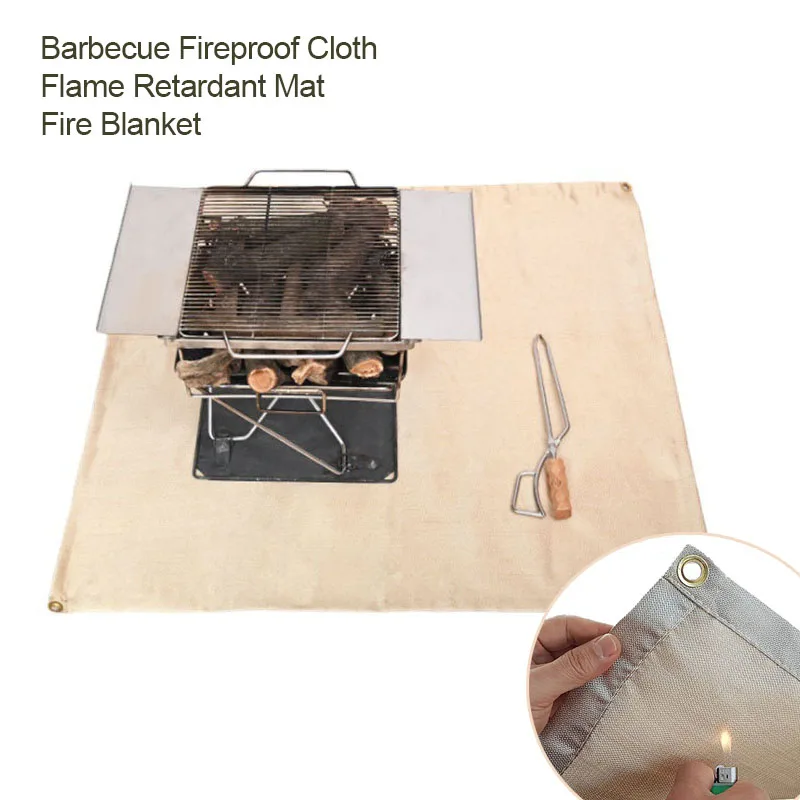Flame Retardant Cloth Grill Mat Fireproof Waterproof Pad Camping Chair Tent Air Outdoor Naturehike Barbecue Equipment Blanket To 
Flame Retardant Cloth Grill Mat Fireproof Waterproof Pad Camping Chair Tent Air Outdoor Naturehike Barbecue Equipment Blanket To
