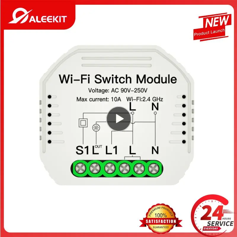 1~6PCS 1 Gang 2 Way WiFi Smart Light Switch Diy Module Smart Life/Tuya APP Remote Control Works With Alexa Echo Google Home
1~6PCS 1 Gang 2 Way WiFi Smart Light Switch Diy Module Smart Life/Tuya APP Remote Control Works With Alexa Echo Google Home