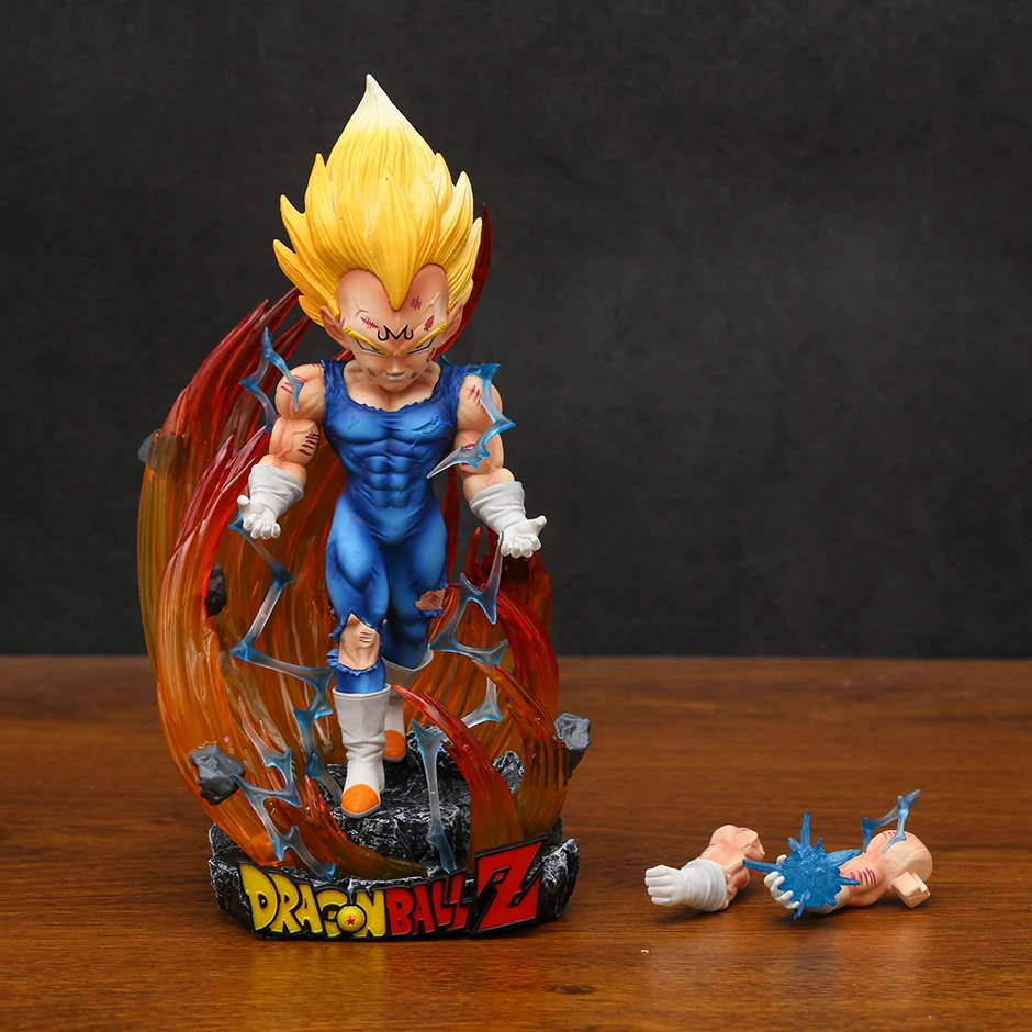 

Dragon Ball Z Battle Damage Majin Vegeta Figure Toy PVC Figurine Collectible Model Doll Gift